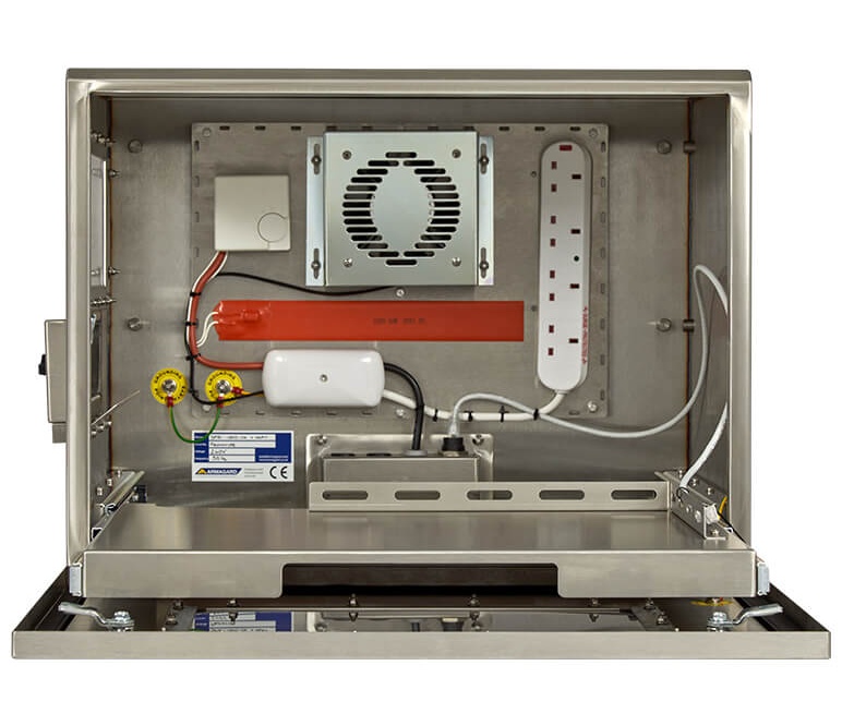 Ett öppet SPRI-200Z-skrivarkapsling för TSC högpresterande etikettskrivare