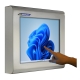HMI-display i rostfri IP65-panel, vänster vy