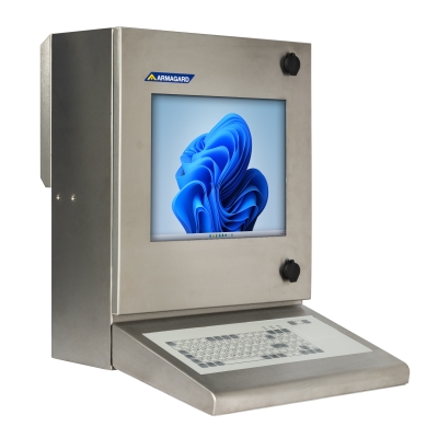 SENC-300 kompakt HMI-dator i rostfritt stål från Armagard