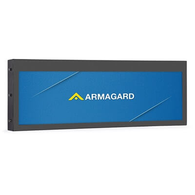Sträckt bar LCD-skärm kapsling med IP56-klassning