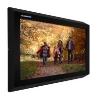 TV-skärmskydd för särskilda behov från Armagard, vy från vänster