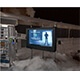 Utomhus LCD kapsling kallt klimat Finland | Standard montering | PDS-55-W-L