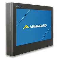 Armagards utomhusdisplay för passagerarinformation
